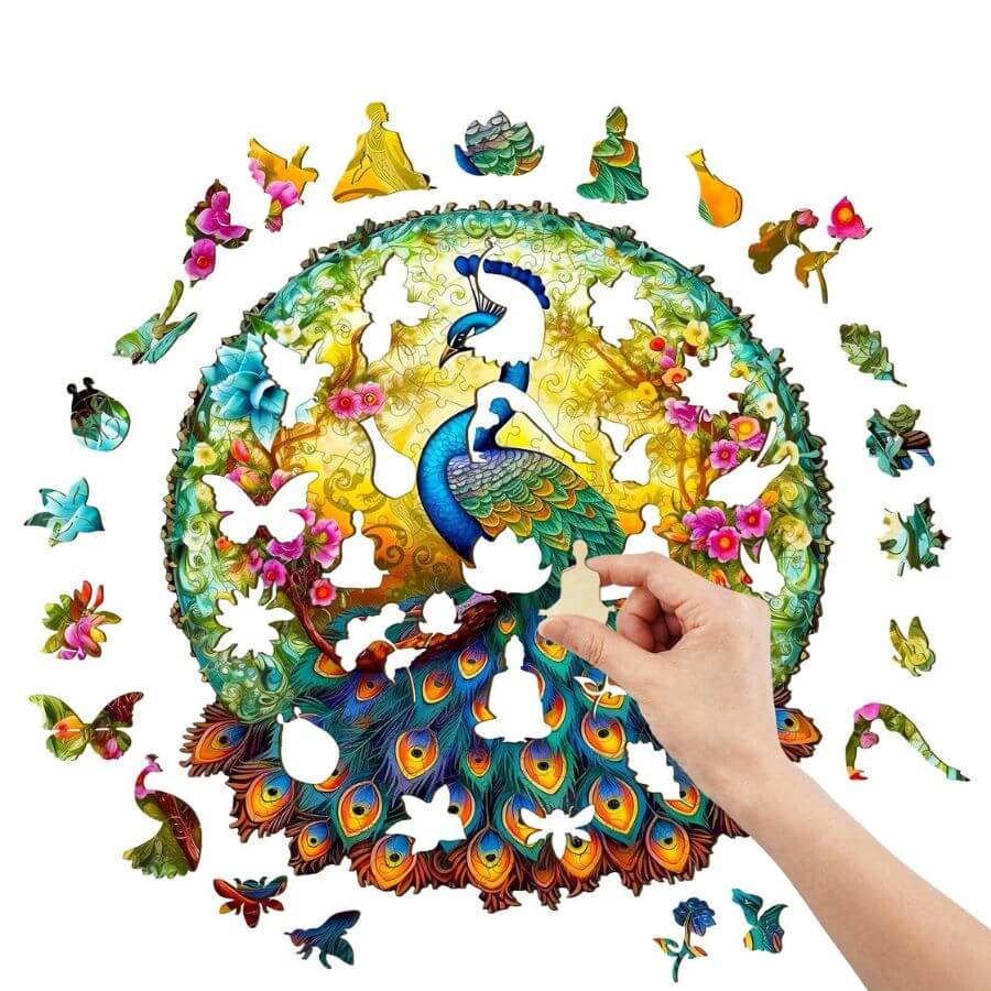 UniqueCut Whimsy Puzzle Pieces Wooden Puzzles Shop
