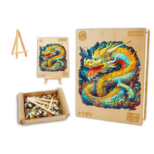 Load image into Gallery viewer, Chinese Dragon Box Wooden Puzzle