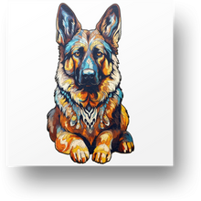 Load image into Gallery viewer, German Shepherd Wooden Puzzle Main Image