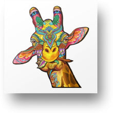 Load image into Gallery viewer, Giraffe Wooden Puzzle Main Image