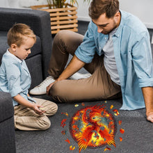 Load image into Gallery viewer, Mandala Phoenix Wooden Puzzle
