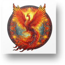Load image into Gallery viewer, Mandala Phoenix Wooden Puzzle Main Image
