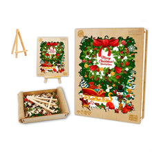 Load image into Gallery viewer, Merry Christmas - Box Wooden Puzzle