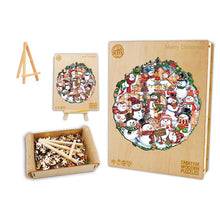 Load image into Gallery viewer, Snowman Time - Box Wooden Puzzle