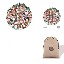 Load image into Gallery viewer, Snowman Time - Eco Bag Wooden Puzzle
