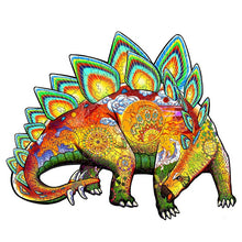 Load image into Gallery viewer, Stegosaurus Wooden Jigsaw Puzzle
