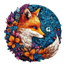 Load image into Gallery viewer, Charming Fox Wooden Puzzle