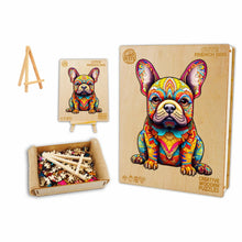 Load image into Gallery viewer, Cute Bulldog Box Wooden Puzzle
