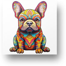 Load image into Gallery viewer, Cute Bulldog Wooden Puzzle Main Image
