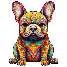 Load image into Gallery viewer, Cute Bulldog Wooden Puzzle