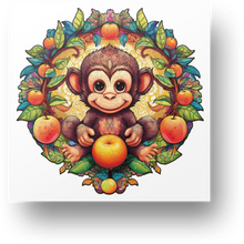Load image into Gallery viewer, Cute Cheeky Monkey Wooden Puzzle Main Image