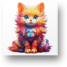Load image into Gallery viewer, Cute Little Kitty Wooden Puzzle Main image