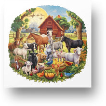 Load image into Gallery viewer, Farm Animals - Wooden Puzzle Main Image