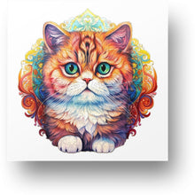 Load image into Gallery viewer, Furry Kitty - Wooden Puzzle