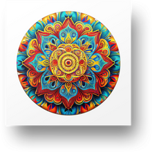 Load image into Gallery viewer, Infinite Petals Mandala Wooden Puzzle Main Image