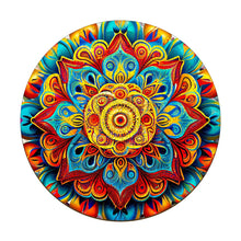Load image into Gallery viewer, Infinite Petals Mandala Wooden Puzzle