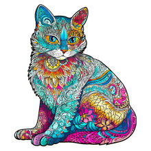 Load image into Gallery viewer, Lovely Cat - Wooden Jigsaw Puzzle