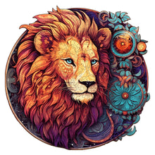 Load image into Gallery viewer, Majestic Lion Wooden Puzzle