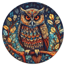 Load image into Gallery viewer, Night Owl Wooden Jigsaw Puzzle