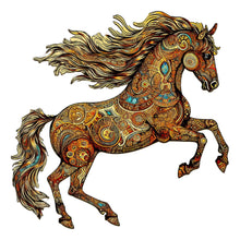Load image into Gallery viewer, Ornamental Horse Wooden Jigsaw Puzzle