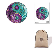 Load image into Gallery viewer, Purple Ying Yang Eco Bag Wooden Puzzle