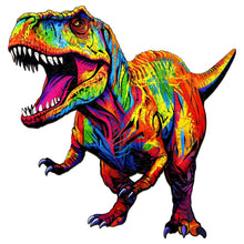 Load image into Gallery viewer, Raging Dinosaur - Wooden Puzzle