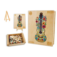 Load image into Gallery viewer, Romantic Guitar - Box Wooden Puzzle
