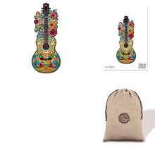 Load image into Gallery viewer, Romantic Guitar - Eco Bag Wooden Puzzle