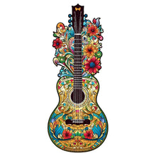 Load image into Gallery viewer, Romantic Guitar - Wooden Puzzle