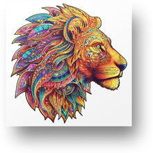 Load image into Gallery viewer, Tribal Lion - Wooden Puzzle