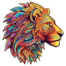 Load image into Gallery viewer, Tribal Lion - Wooden Jigsaw Puzzle