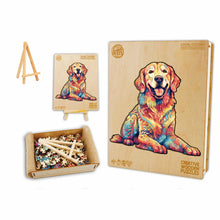 Load image into Gallery viewer, Watchful Labarador Box Wooden Puzzle