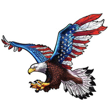 Load image into Gallery viewer, American Eagle Wooden Jigsaw Puzzle
