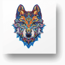 Load image into Gallery viewer, Fierce Wolf Wooden Puzzle Main image
