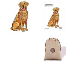 Load image into Gallery viewer, Labrador Eco Bag Wooden Puzzle
