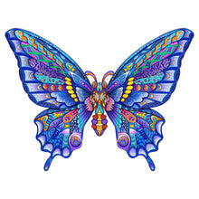 Load image into Gallery viewer, Magnificent Butterfly Wooden Jigsaw Puzzle