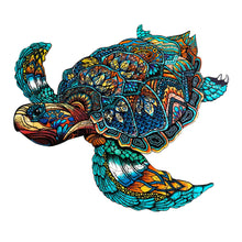 Load image into Gallery viewer, Sea Turtle Wooden Jigsaw Puzzle