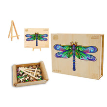Load image into Gallery viewer, Fascinating Dragonfly Wooden Puzzle Box