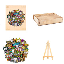 Load image into Gallery viewer, Funny Dogs Wooden Puzzles Box