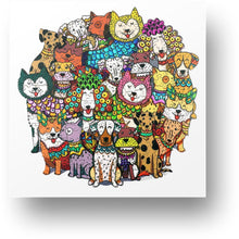 Load image into Gallery viewer, Funny Dogs Wooden Puzzles