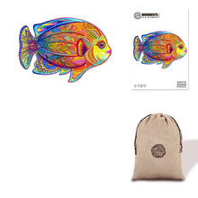 Load image into Gallery viewer, Goldfish Wooden Puzzle Eco Bag
