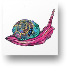Load image into Gallery viewer, Pinky Snail Wooden Puzzle