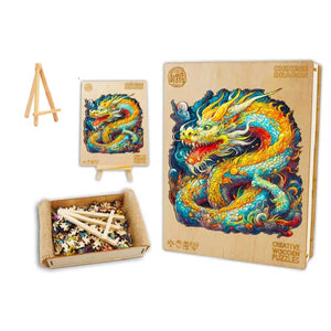 Chinese Dragon Box Wooden Puzzle