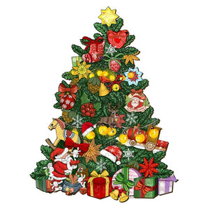 Christmas Tree - Wooden Jigsaw Puzzle