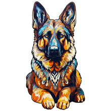 Load image into Gallery viewer, German Shepherd Wooden Jigsaw Puzzle
