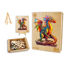 Load image into Gallery viewer, Magical Dragon Box Wooden Puzzle
