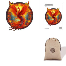 Load image into Gallery viewer, Mandala Phoenix Eco bag Wooden Puzzle 
