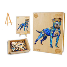 Load image into Gallery viewer, Pitbull Box Wooden Puzzle

