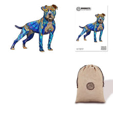 Load image into Gallery viewer, Pitbull Eco Bag Wooden Puzzle
