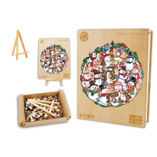 Load image into Gallery viewer, Snowman Time - Box Wooden Puzzle
